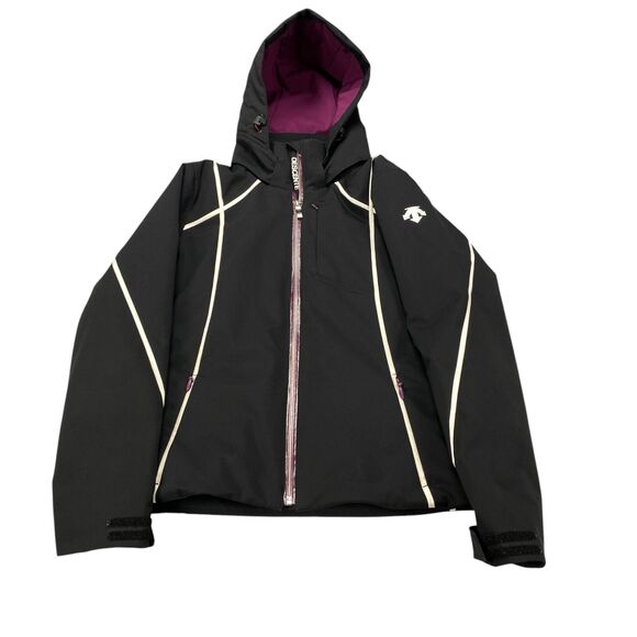 Descente Bree Ski Hooded Insulated Jacket Women's Size US 4  Black - Picture 10 of 16